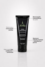 Creme esfoliante facial e corporal